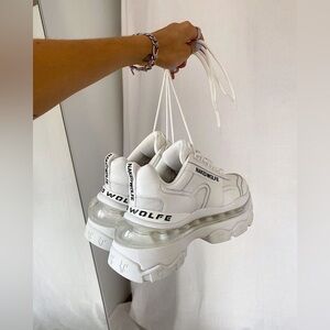 Naked Wolfe white sneakers - Style Fierce Size 6/36